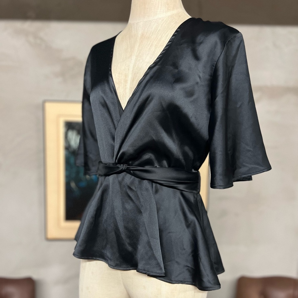 NWT Black Bishop + Young top
